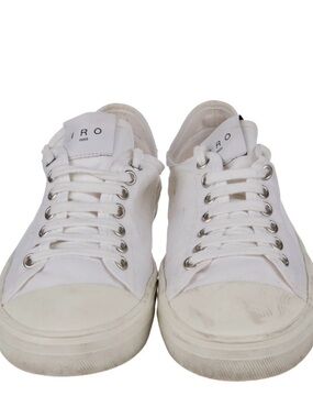 IRO Canvas Low-Top Sneakers – White – Size 39 (US 9)